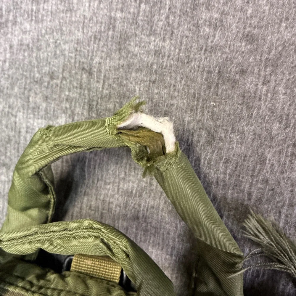 General‎ Fabrics Corp Flyer's Helmet Bag Unisex OS Olive Green Vintage 1980